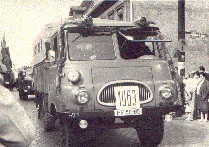LF 8 auf LO Robur der Feuerwehr Egeln von 1963 bis 1981